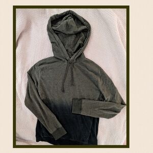 American Eagle Olive And Black  Hoodie